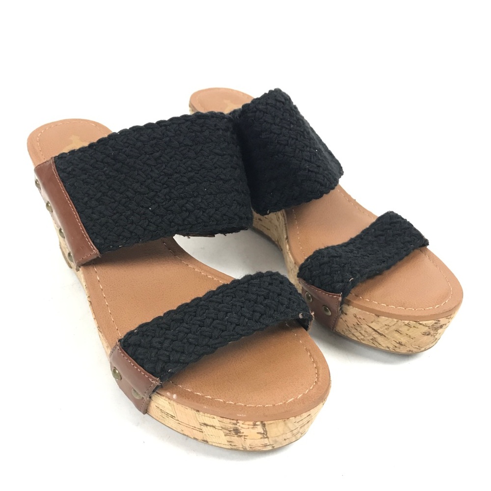 Crown Vintage Sandals Slip On Cloth Strips